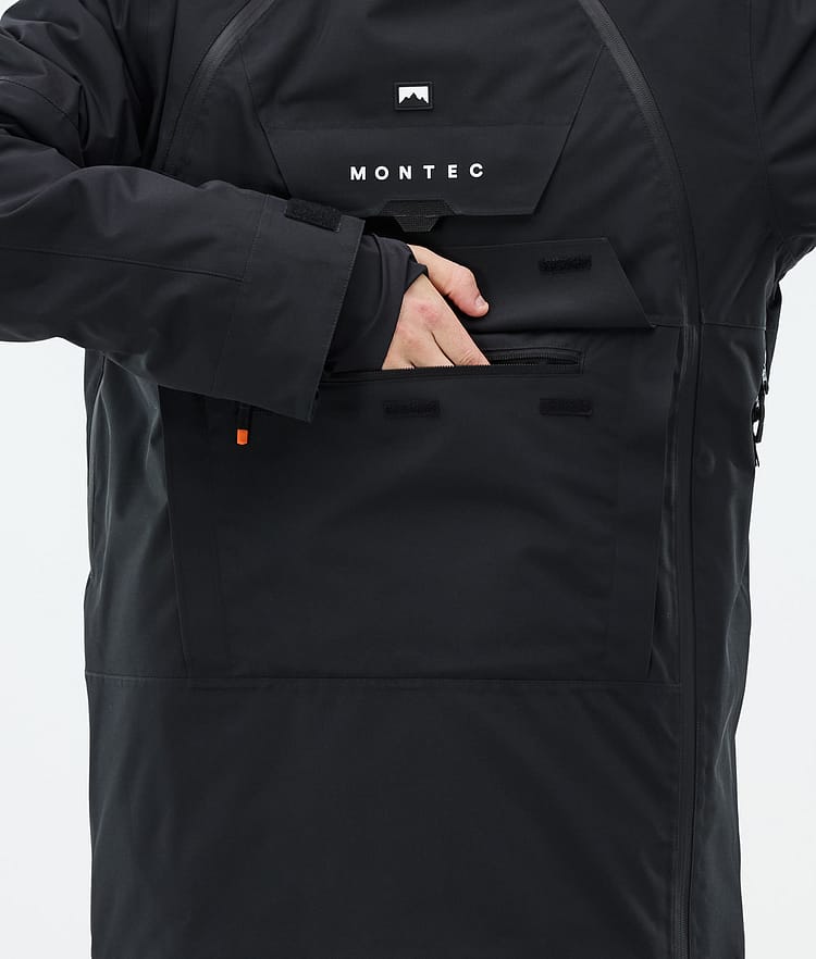 Montec Doom Snowboardjakke Herre Black Renewed, Bilde 9 av 11