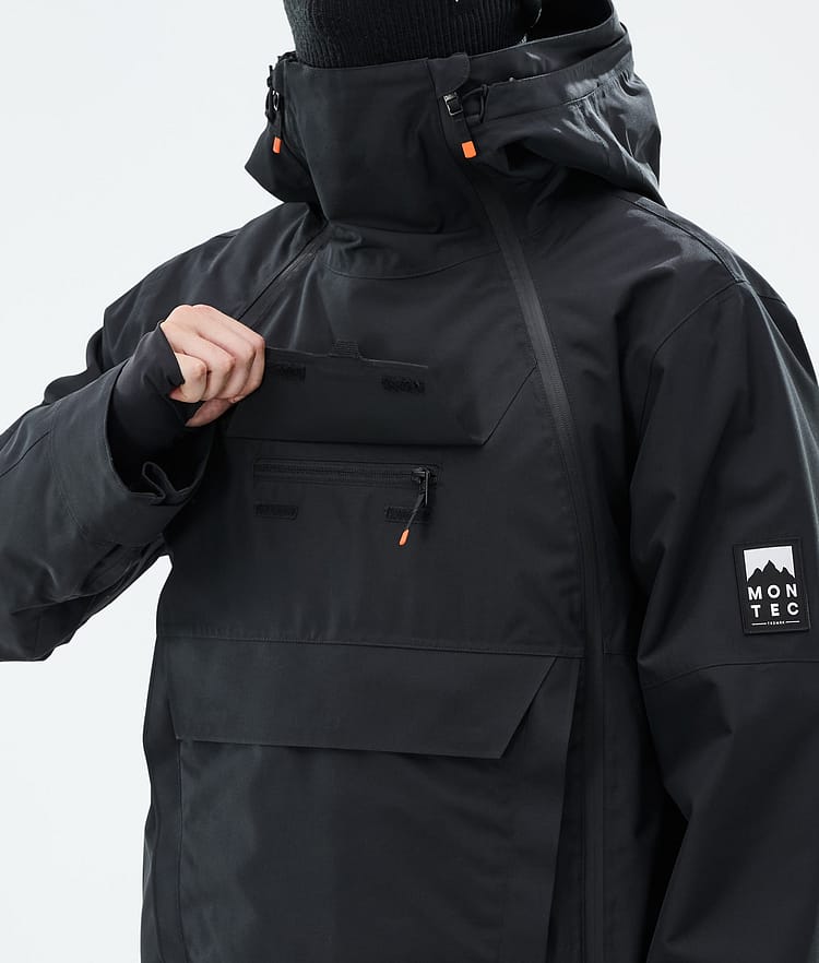 Montec Doom Snowboardjakke Herre Black Renewed, Bilde 10 av 11