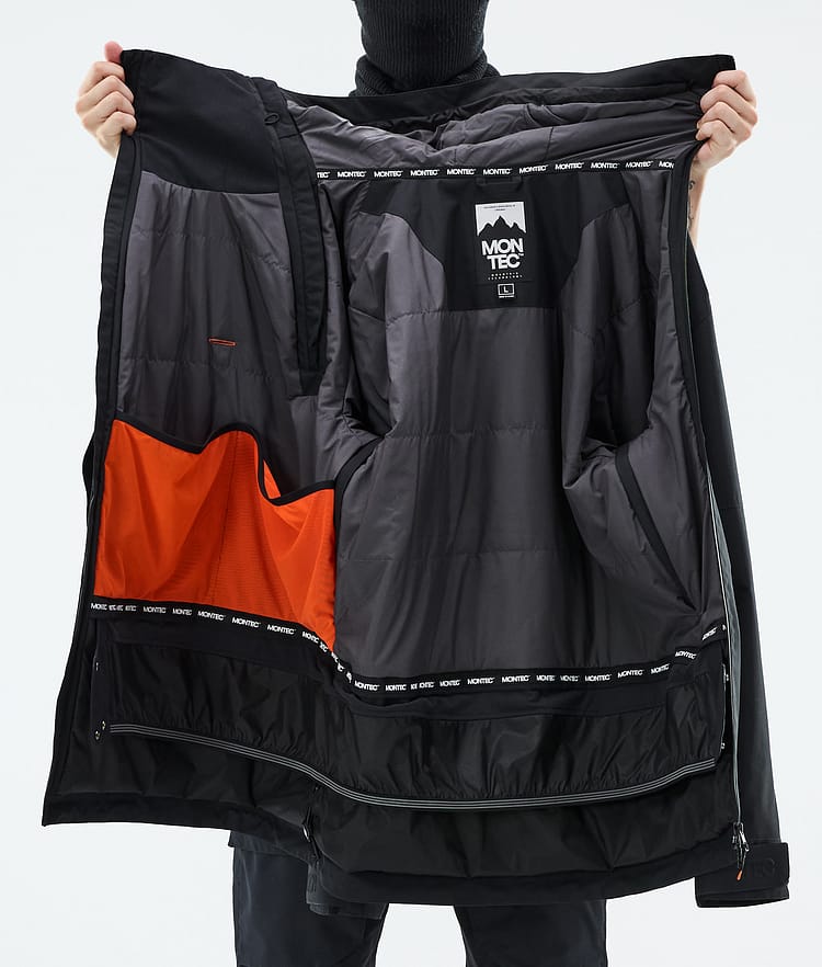 Montec Doom Snowboardjakke Herre Black Renewed, Bilde 11 av 11