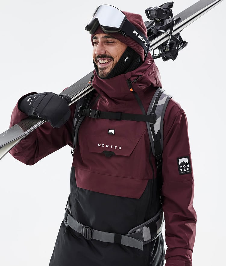 Montec Doom Skijakke Herre Burgundy/Black, Bilde 2 av 11