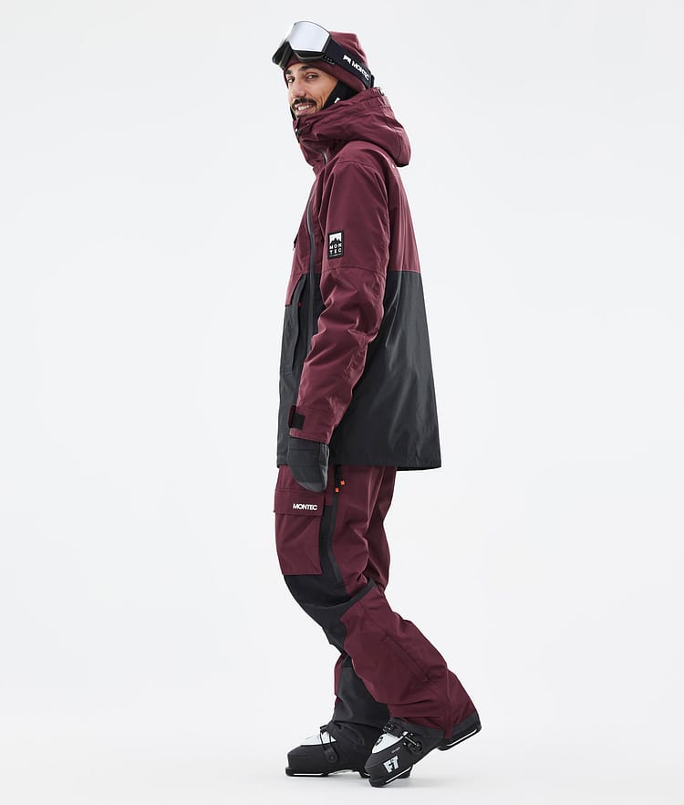 Montec Doom Skijakke Herre Burgundy/Black, Bilde 4 av 11