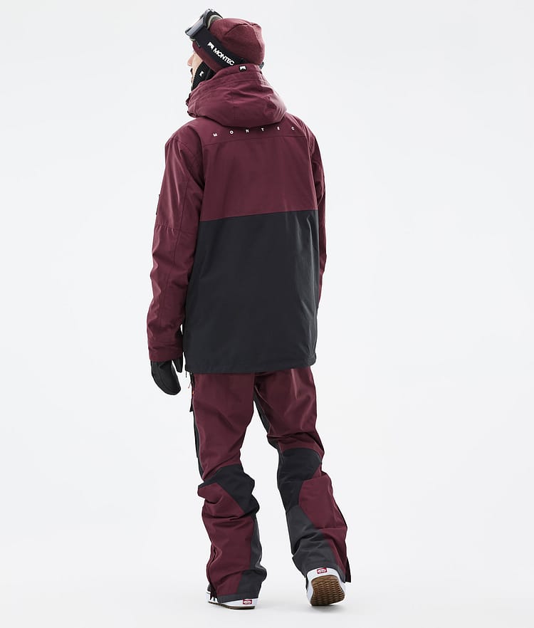 Montec Doom Snowboardjakke Herre Burgundy/Black, Bilde 5 av 11