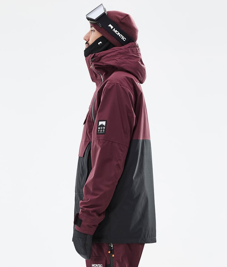 Montec Doom Snowboardjakke Herre Burgundy/Black, Bilde 6 av 11