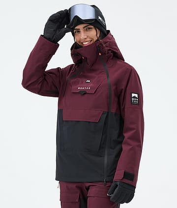 Montec Doom W Snowboardjakke Burgundy/Black