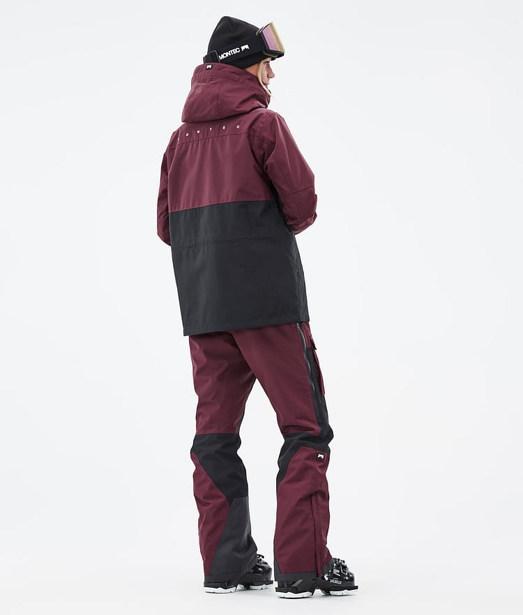 Montec Doom W Skijakke Dame Burgundy/Black, Bilde 5 av 11