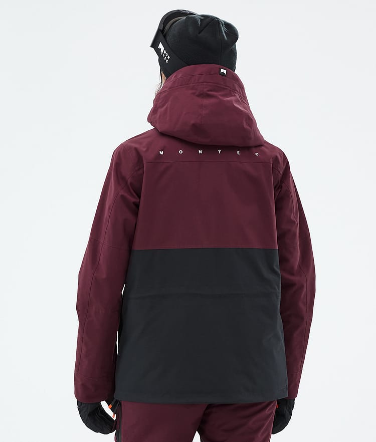 Montec Doom W Snowboardjakke Dame Burgundy/Black Renewed, Bilde 7 av 11