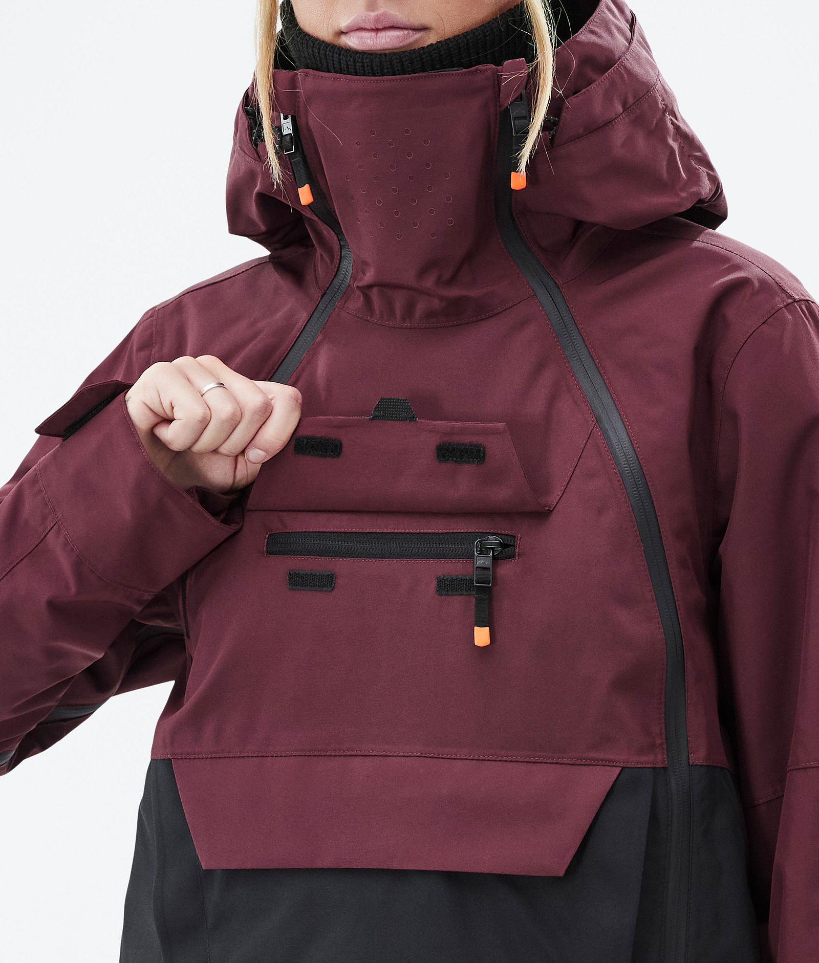 Montec Doom W Snowboardjakke Dame Burgundy/Black Renewed, Bilde 10 av 11