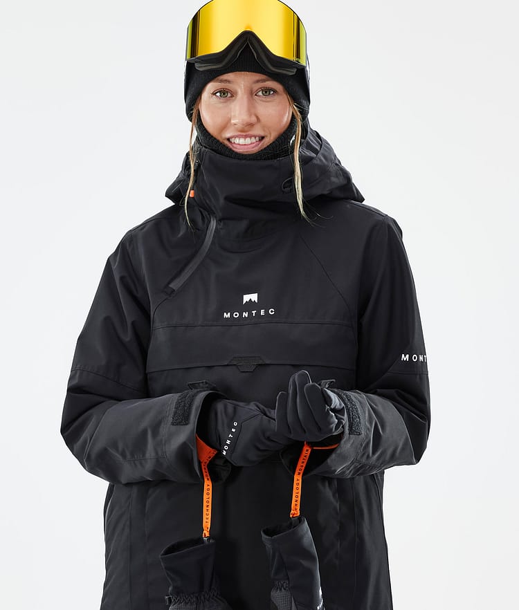 Montec Dune W Snowboardjakke Dame Black