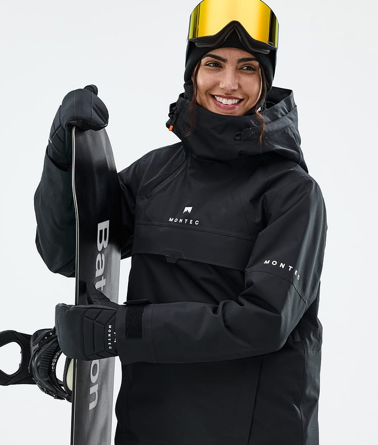 Montec Dune W Snowboardjakke Dame Black Renewed, Bilde 2 av 9