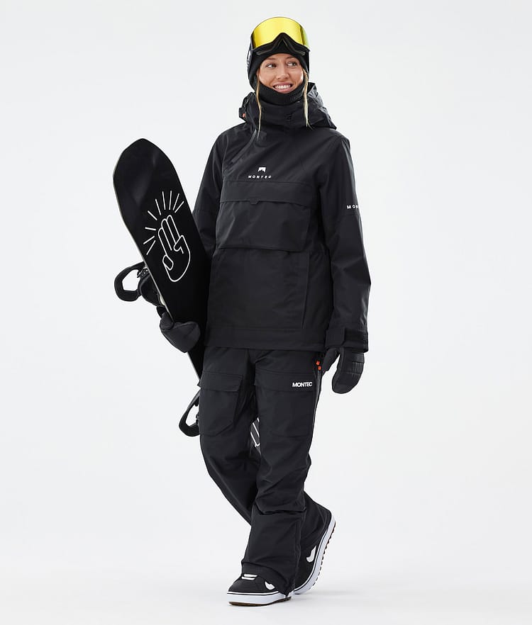 Montec Dune W Snowboardjakke Dame Black