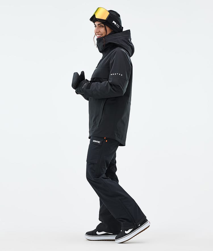 Montec Dune W Snowboardjakke Dame Black Renewed, Bilde 4 av 9