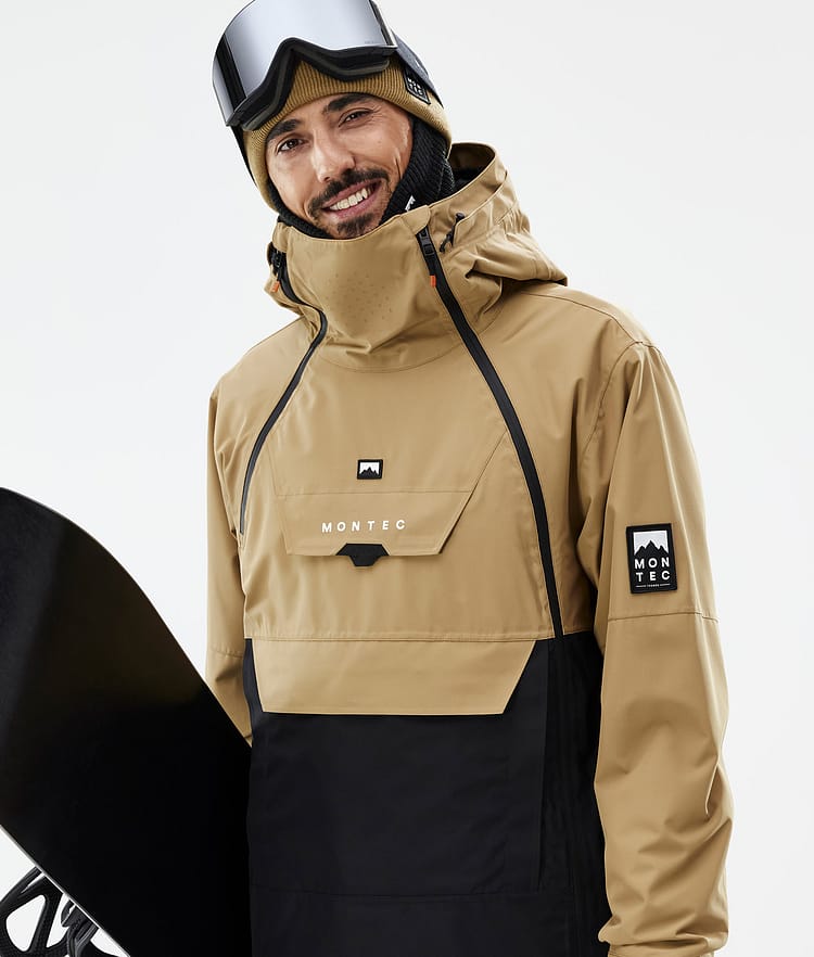Montec Doom Snowboardjakke Herre Gold/Black, Bilde 2 av 11