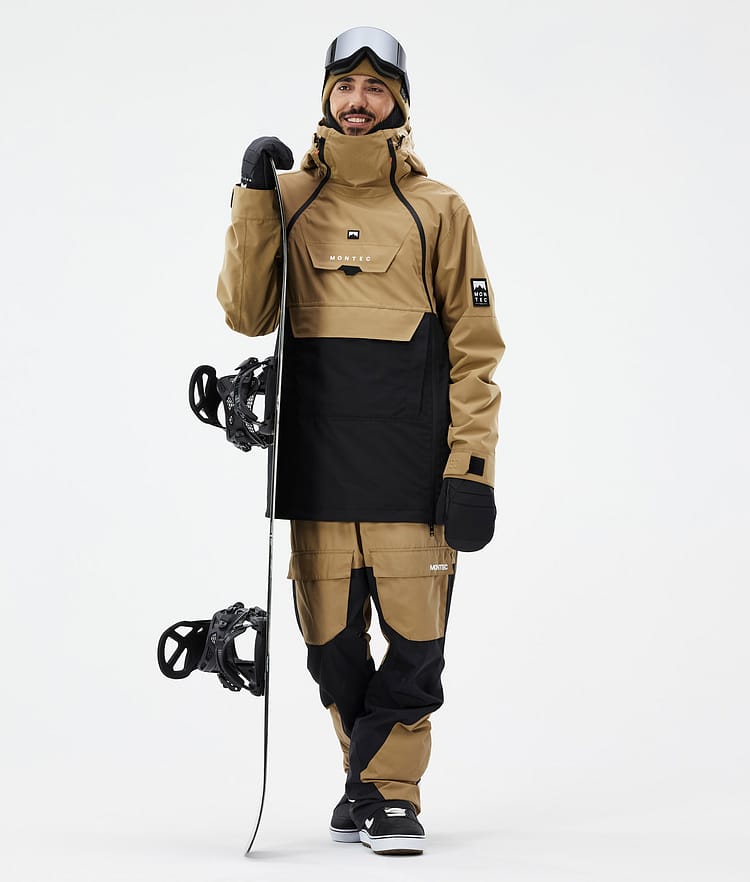 Montec Doom Snowboardjakke Herre Gold/Black, Bilde 3 av 11