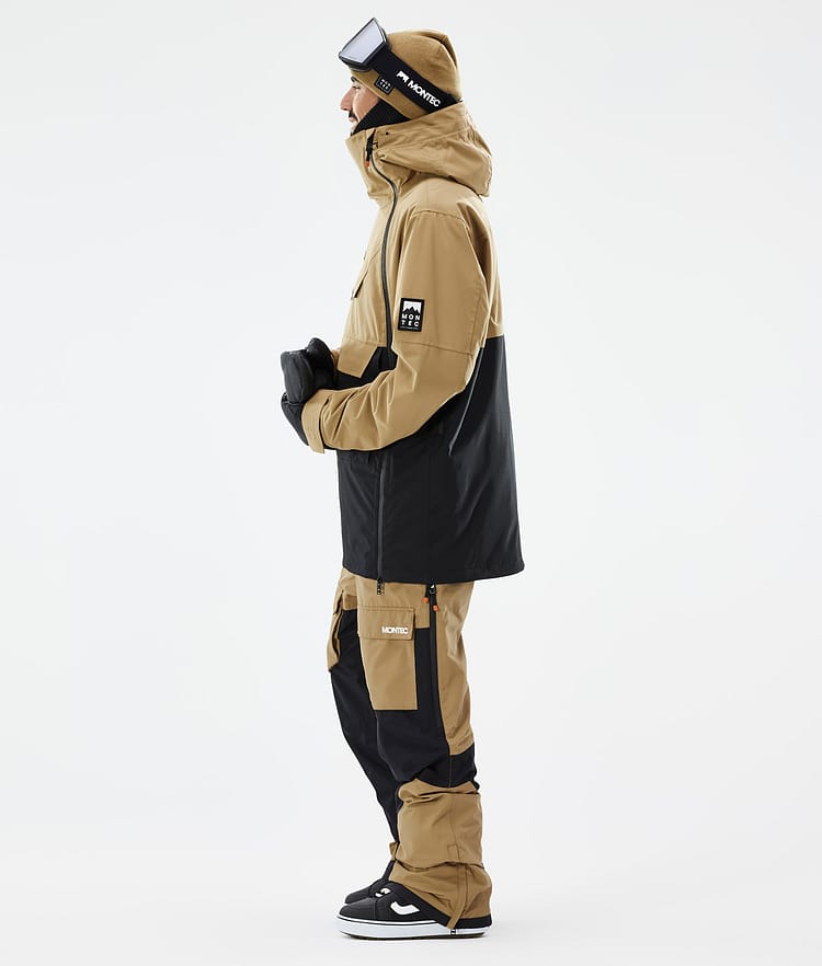 Montec Doom Snowboardjakke Herre Gold/Black, Bilde 4 av 11