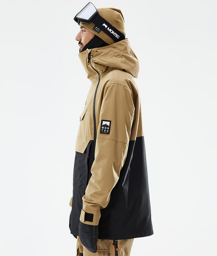 Montec Doom Snowboardjakke Herre Gold/Black, Bilde 6 av 11