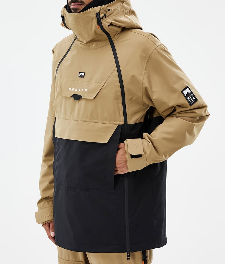 Montec Doom Snowboardjakke Herre Gold/Black, Bilde 8 av 11