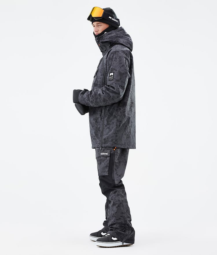 Montec Doom Snowboardjakke Herre Black Tiedye, Bilde 4 av 11