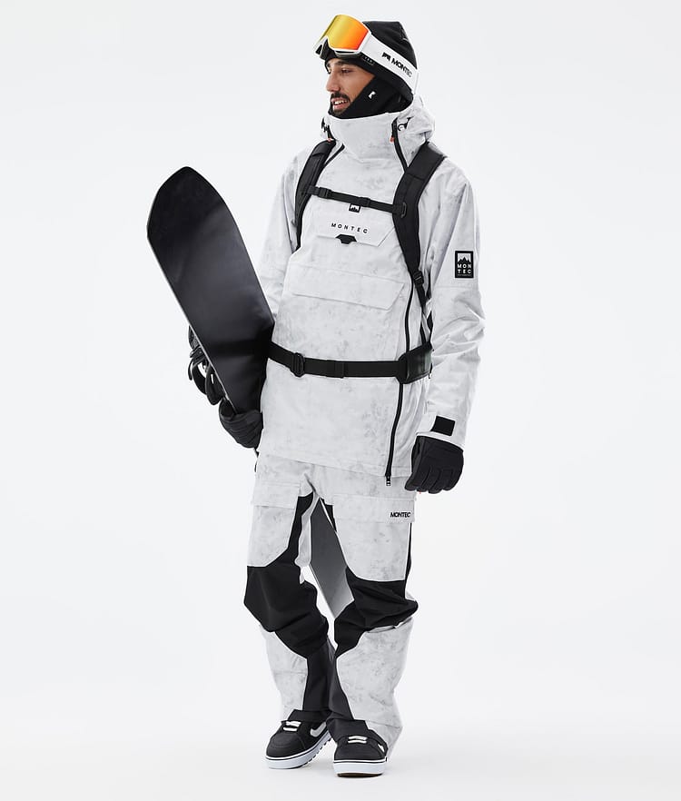 Montec Doom Snowboardjakke Herre White Tiedye, Bilde 3 av 11
