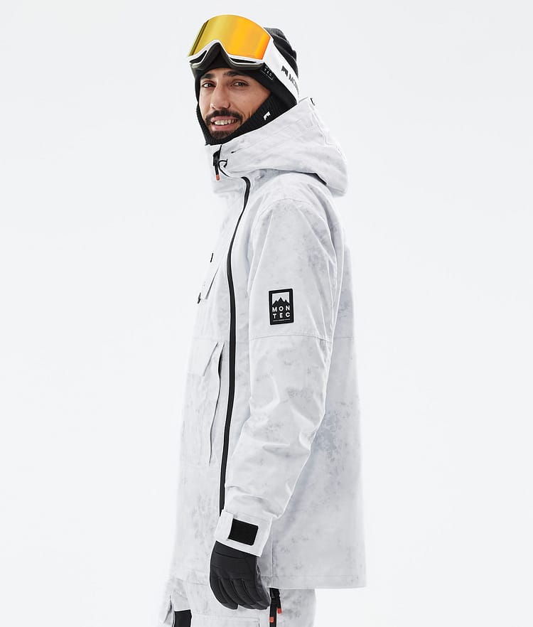 Montec Doom Snowboardjakke Herre White Tiedye