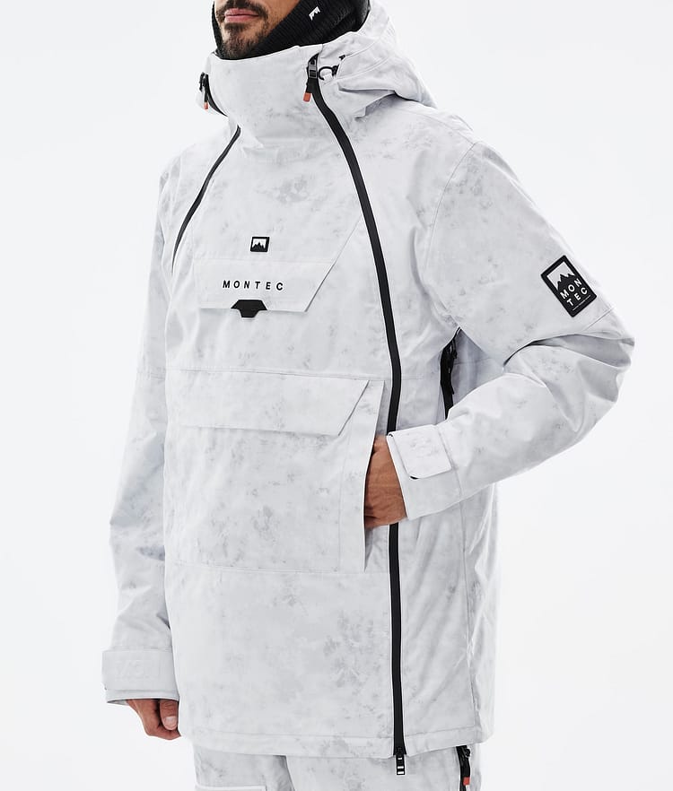 Montec Doom Snowboardjakke Herre White Tiedye Renewed, Bilde 8 av 11