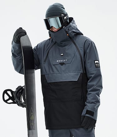 Montec Doom Snowboardjakke Herre Metal Blue/Black Renewed