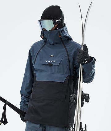 Montec Doom Skijakke Herre Metal Blue/Black