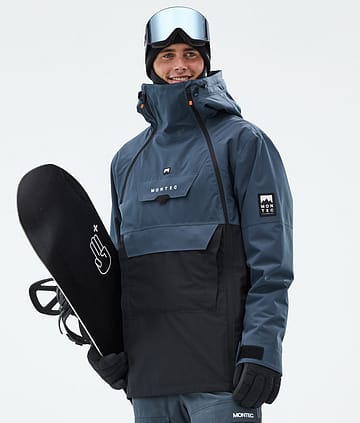 Montec Doom Snowboardjakke Metal Blue/Black