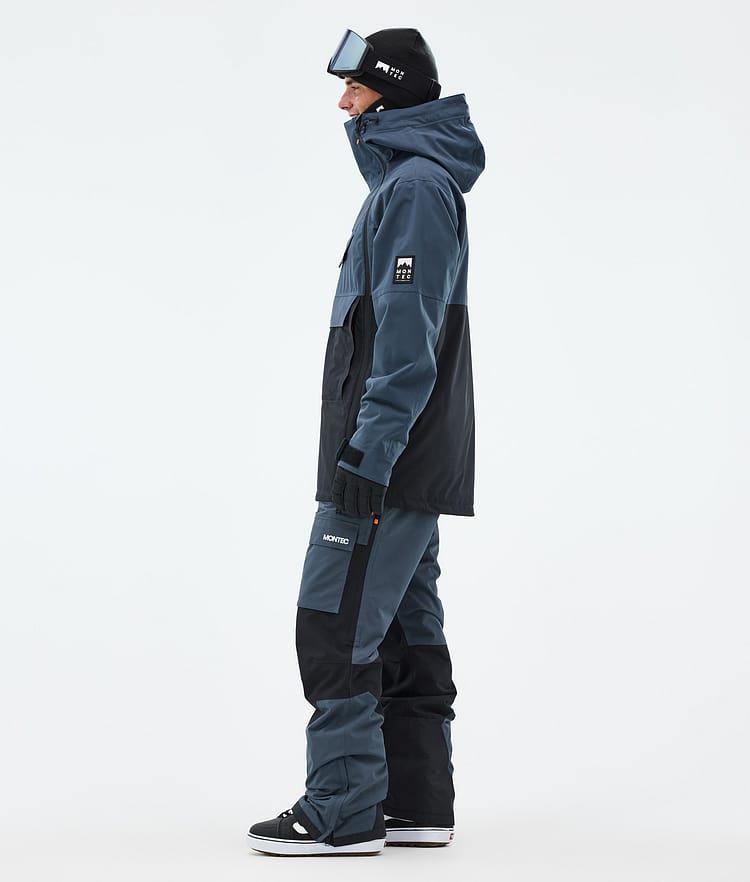Montec Doom Snowboardjakke Herre Metal Blue/Black Renewed, Bilde 4 av 11