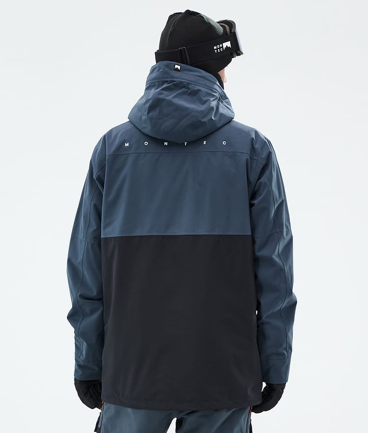 Montec Doom Snowboardjakke Herre Metal Blue/Black Renewed, Bilde 7 av 11