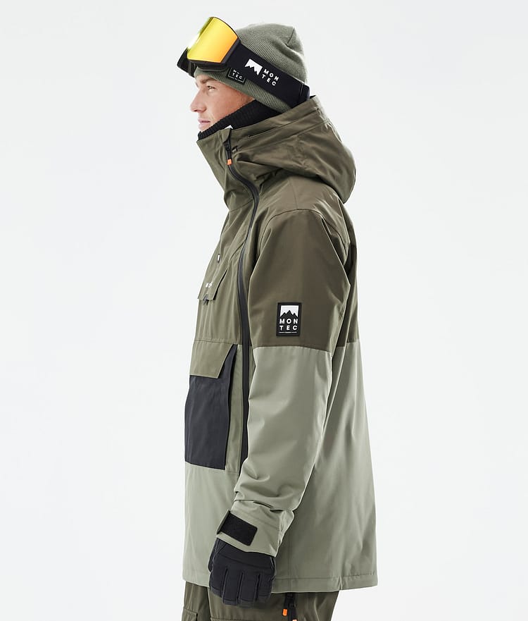 Montec Doom Snowboardjakke Herre Olive Green/Black/Greenish Renewed, Bilde 6 av 11