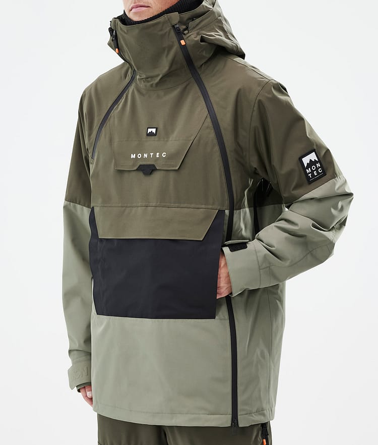 Montec Doom Snowboardjakke Herre Olive Green/Black/Greenish, Bilde 8 av 11