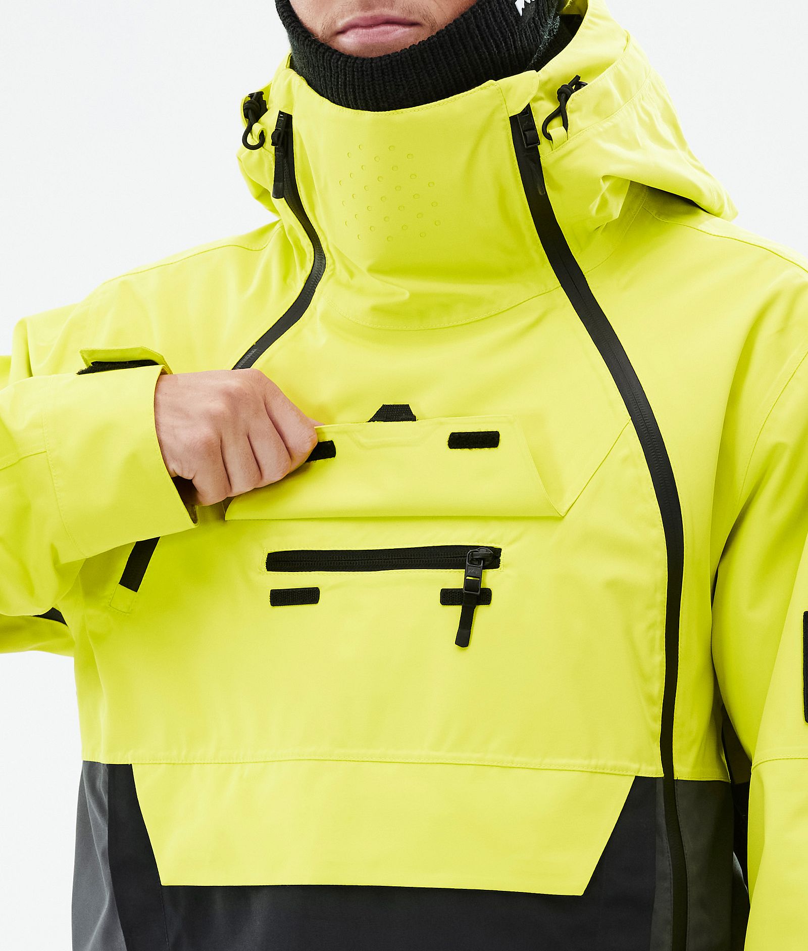 Montec Doom Snowboardjakke Herre Bright Yellow/Black/Phantom, Bilde 10 av 11