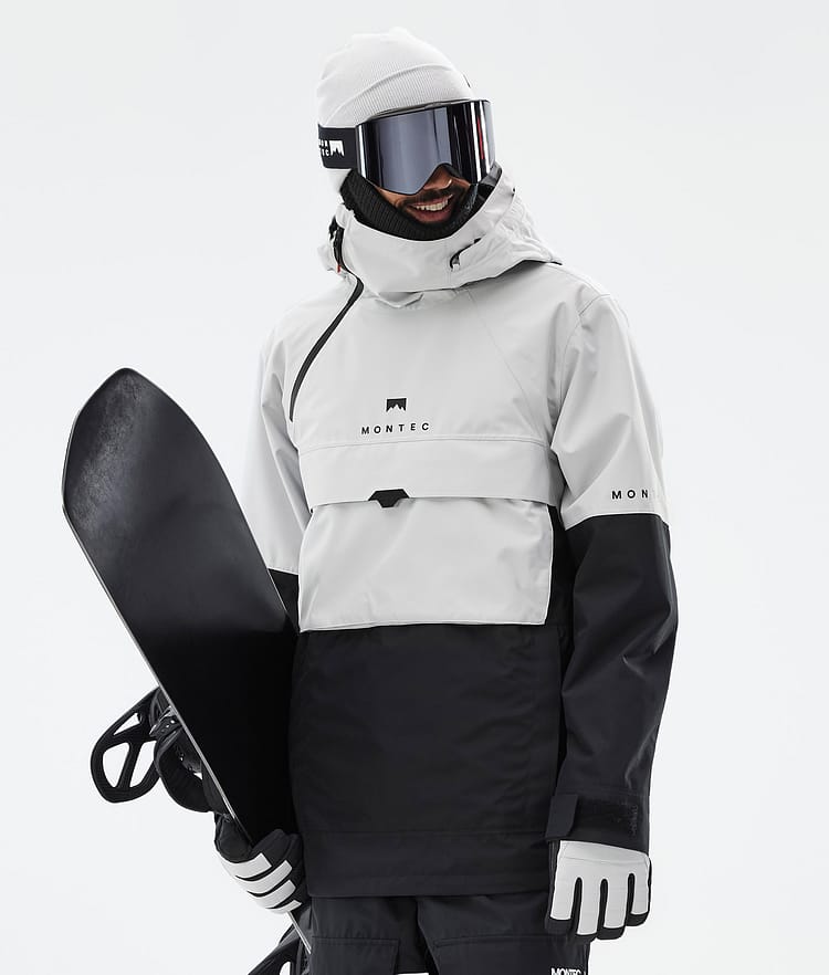 Montec Dune Snowboardjakke Herre Light Grey/Black