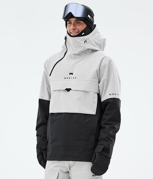 Montec Dune Snowboardjakke Herre Light Grey/Black