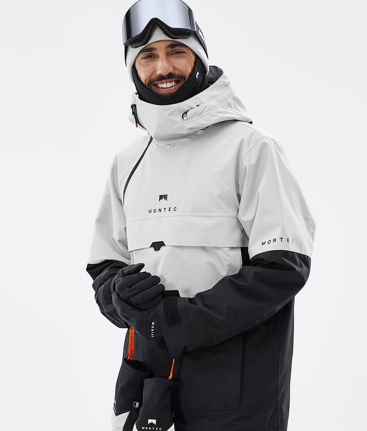 Montec Dune Snowboardjakke Herre Light Grey/Black