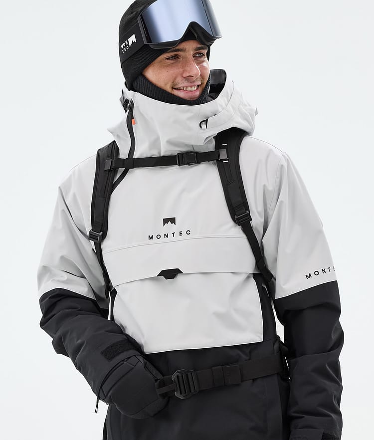 Montec Dune Snowboardjakke Herre Light Grey/Black, Bilde 2 av 9