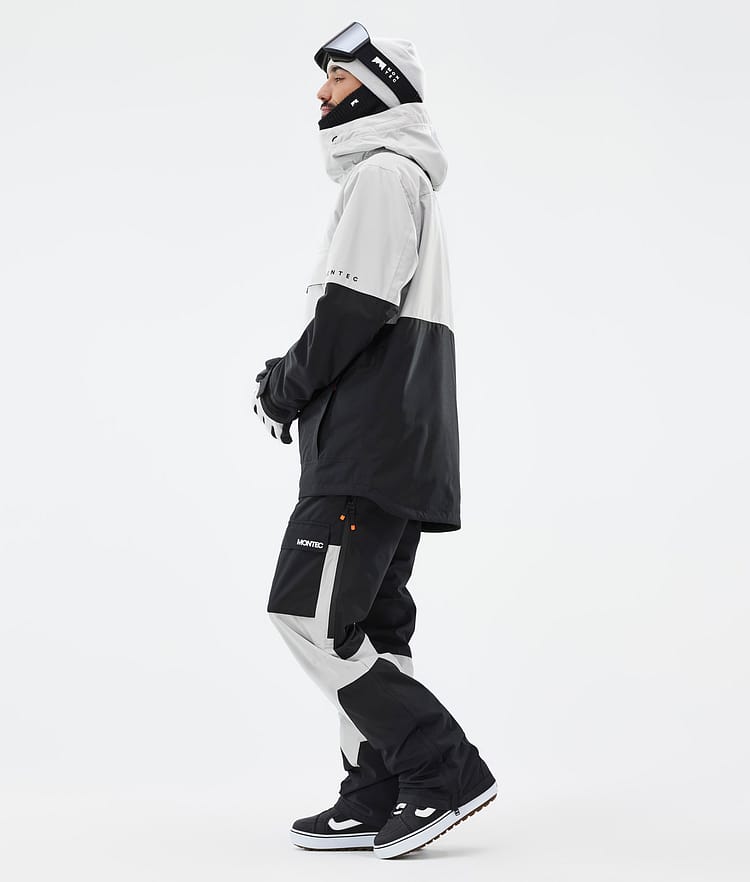 Montec Dune Snowboardjakke Herre Light Grey/Black