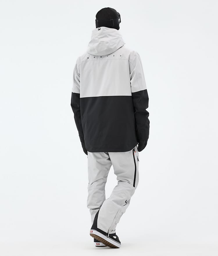 Montec Dune Snowboardjakke Herre Light Grey/Black, Bilde 5 av 9