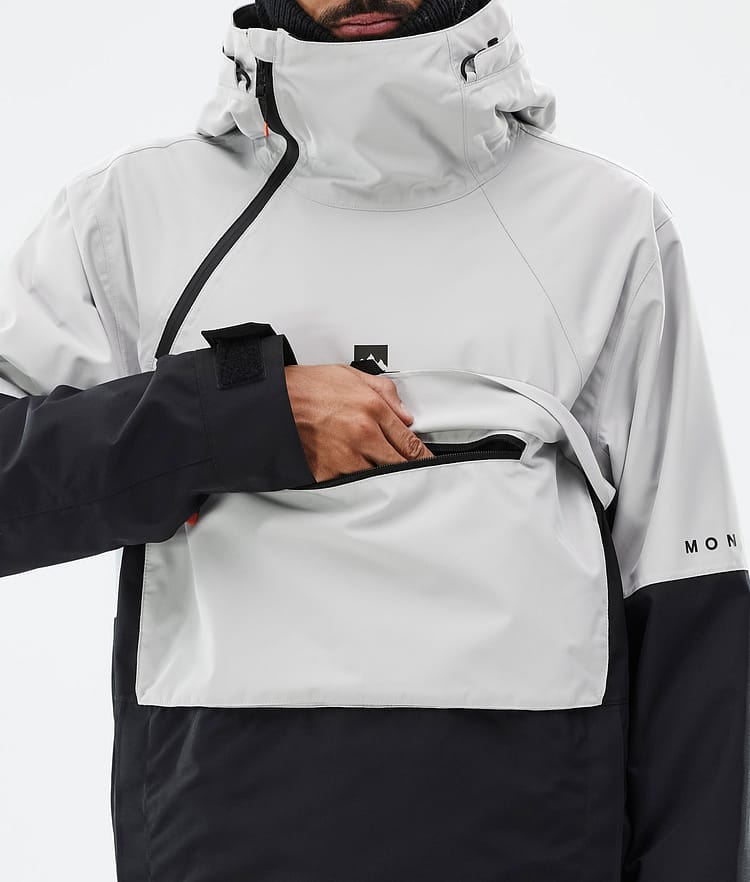 Montec Dune Snowboardjakke Herre Light Grey/Black