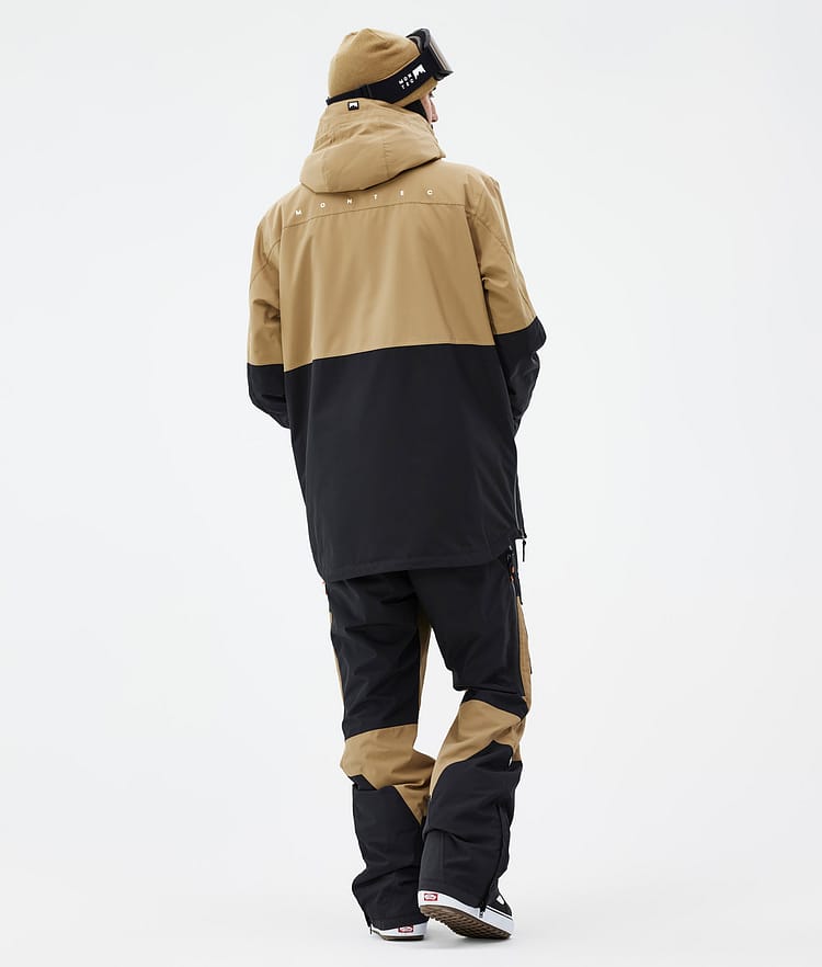 Montec Dune Snowboardjakke Herre Gold/Black Renewed, Bilde 5 av 9