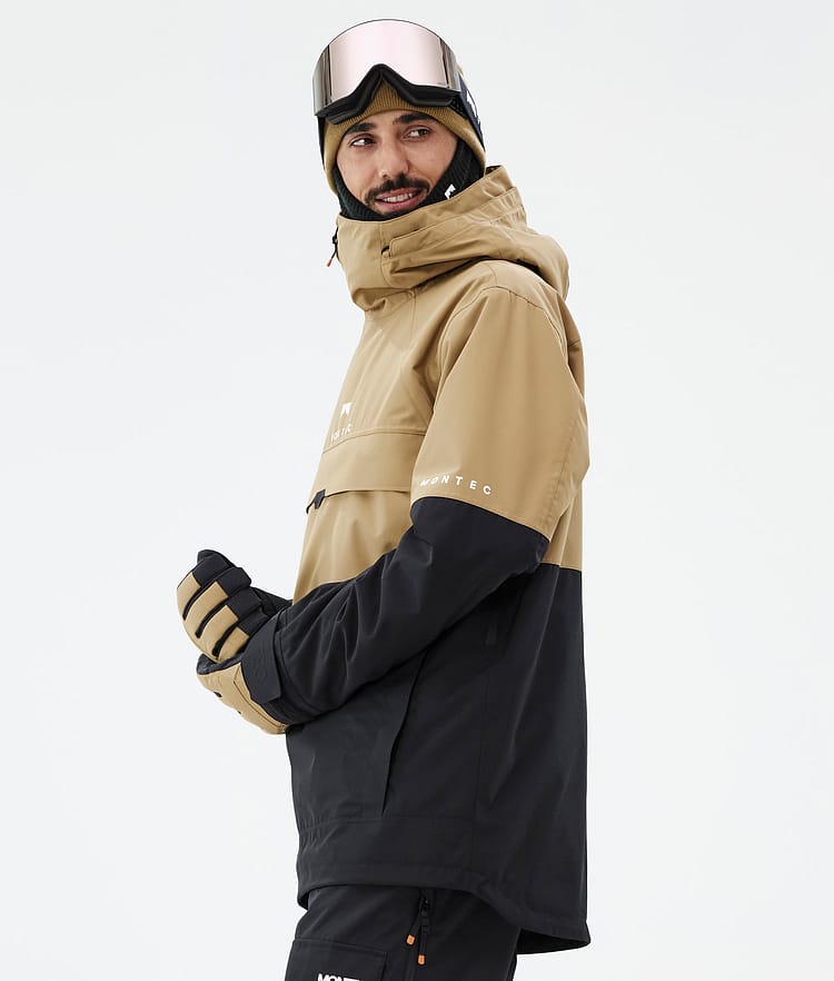 Montec Dune Snowboardjakke Herre Gold/Black Renewed, Bilde 6 av 9