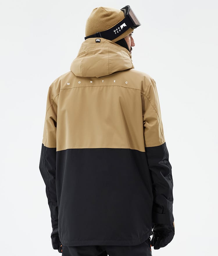 Montec Dune Snowboardjakke Herre Gold/Black Renewed, Bilde 7 av 9