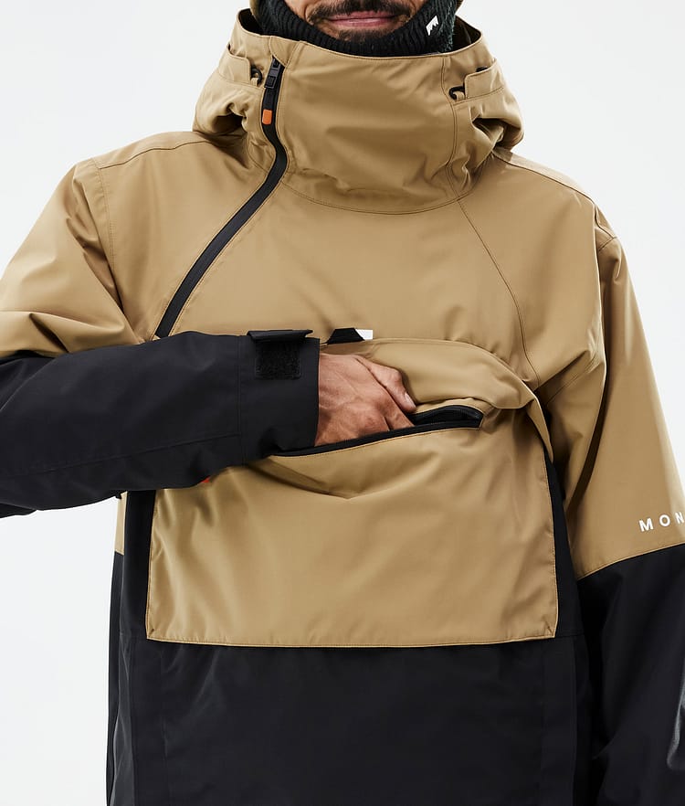 Montec Dune Snowboardjakke Herre Gold/Black Renewed, Bilde 9 av 9