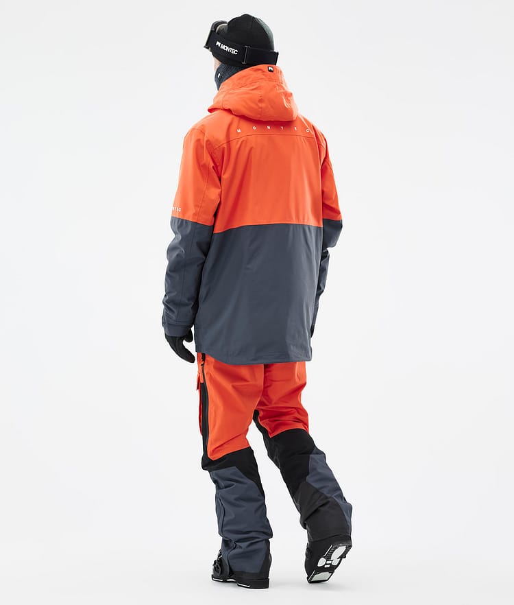 Montec Dune Skijakke Herre Orange/Black/Metal Blue, Bilde 5 av 9
