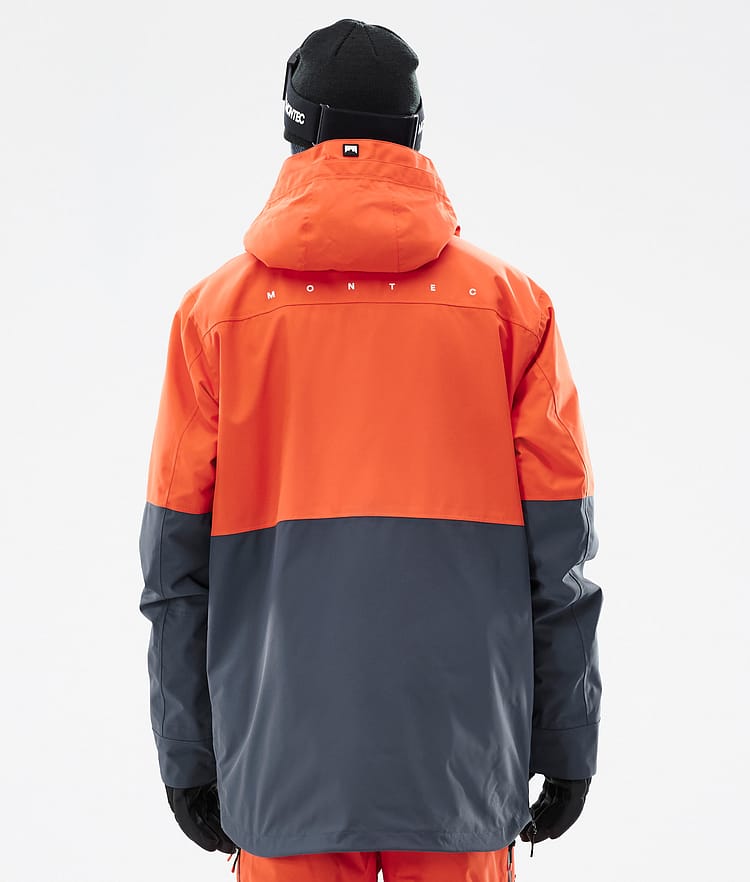 Montec Dune Snowboardjakke Herre Orange/Black/Metal Blue