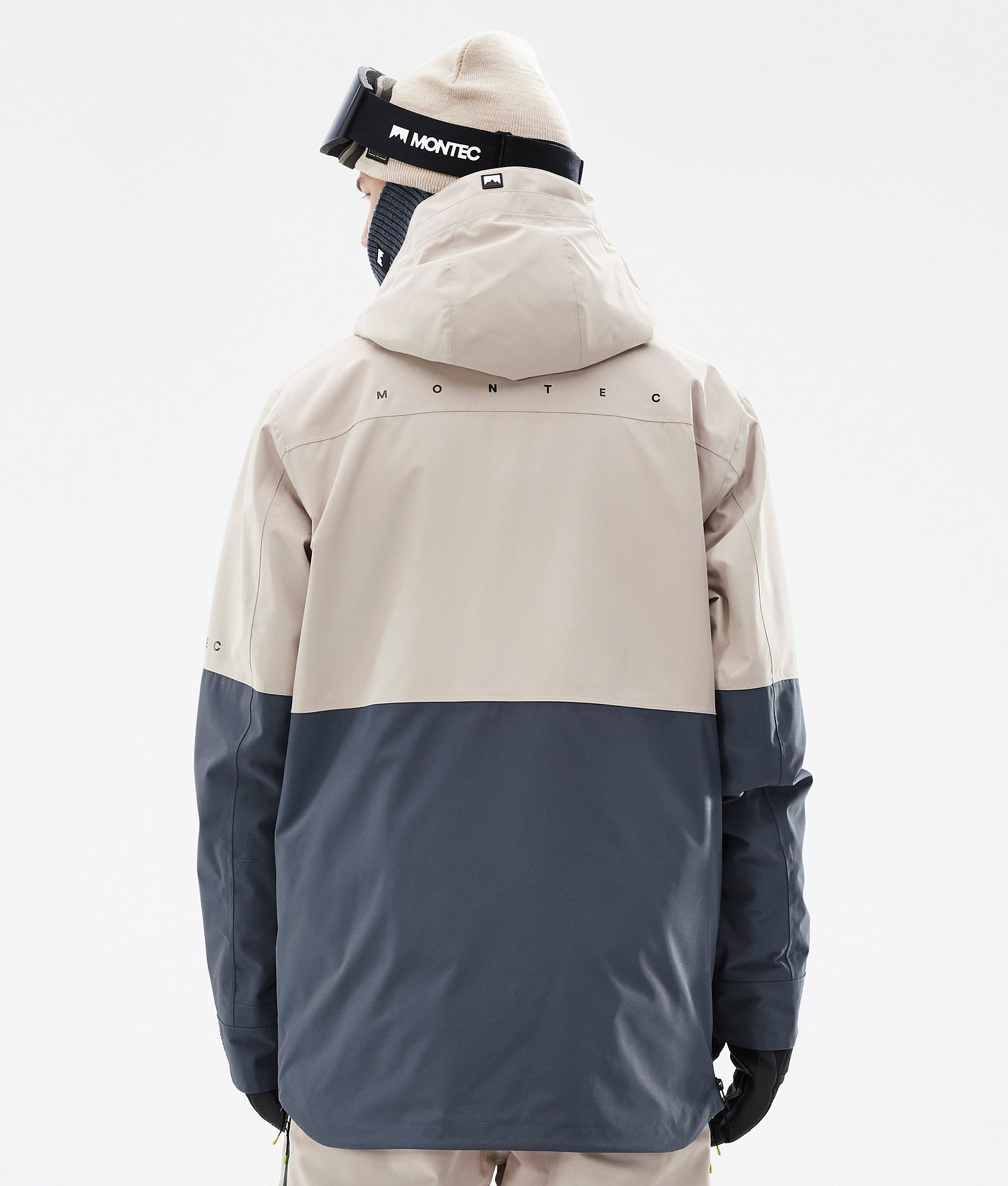 Montec Dune Snowboardjakke Herre Sand/Black/Metal Blue, Bilde 8 av 10