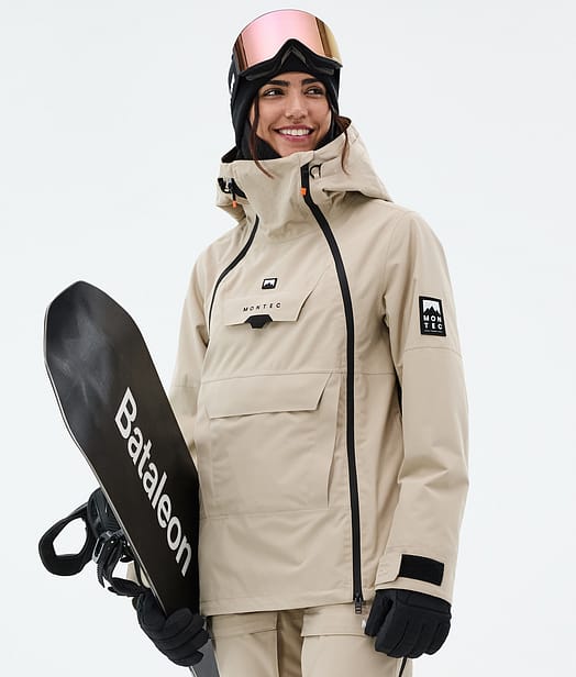 Montec Doom W Snowboardjakke Dame Sand