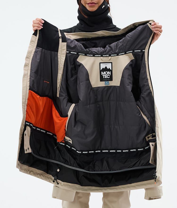 Montec Doom W Snowboardjakke Dame Sand Renewed, Bilde 11 av 11