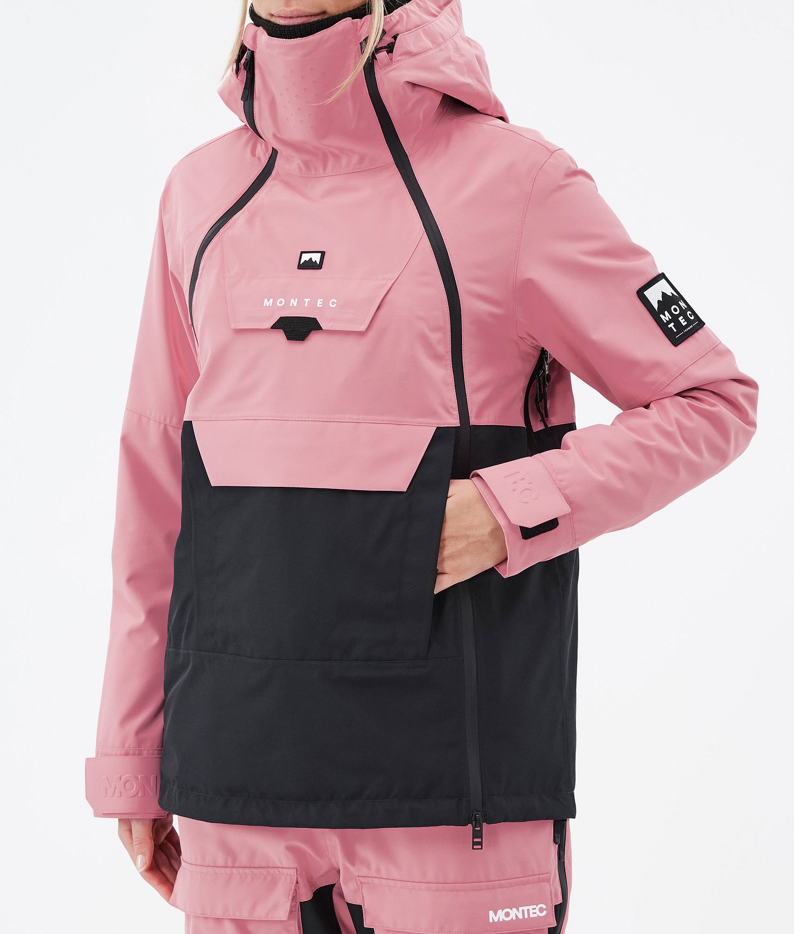 Montec Doom W Snowboardjakke Dame Pink/Black Renewed, Bilde 8 av 11