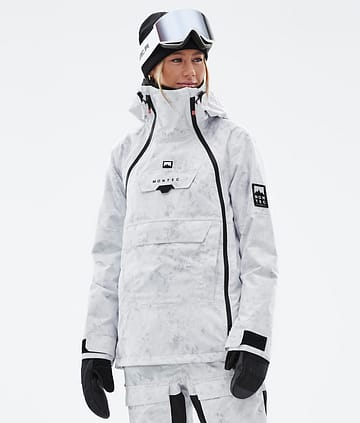 Montec Doom W Snowboardjakke White Tiedye